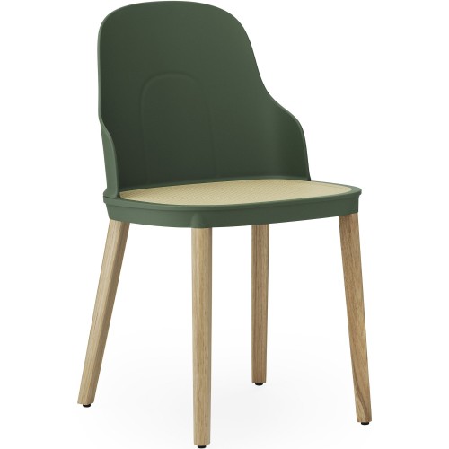 Park Green / Assise tressée / Chêne – Chaise Allez - Normann Copenhagen