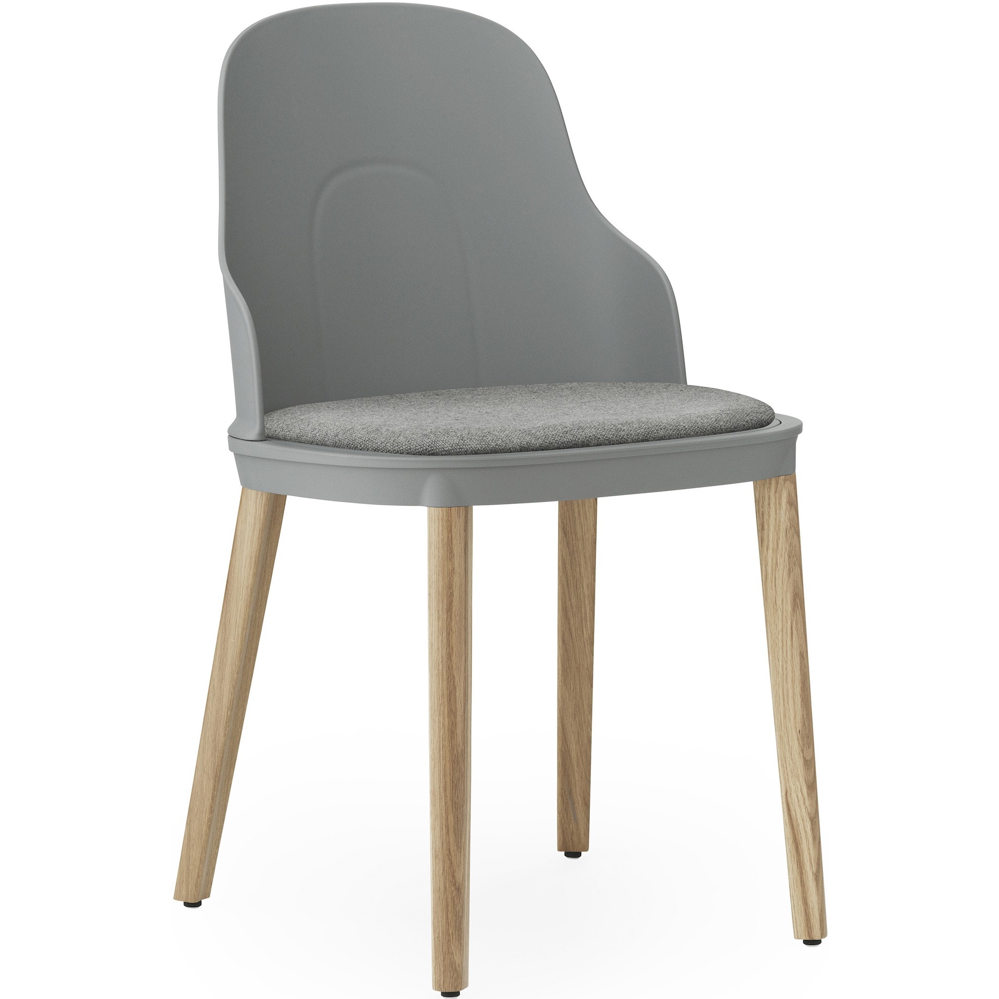 Main Line Flax Gris / Chêne – Chaise Allez - Normann Copenhagen