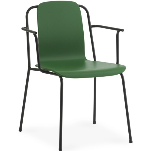 Vert – Chaise Studio avec accoudoirs - Normann Copenhagen