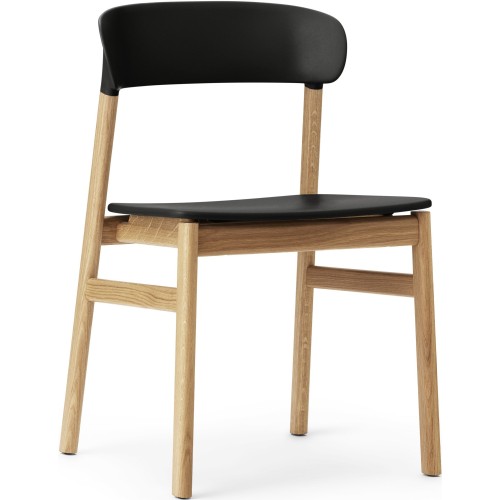 black / oak - Herit chair - Normann Copenhagen