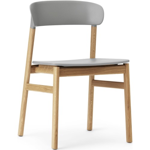 grey / oak - Herit chair - Normann Copenhagen