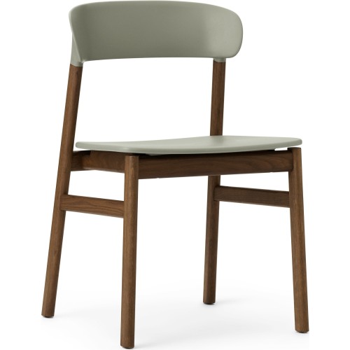 dusty green / smoked oak - Herit chair - Normann Copenhagen