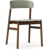 dusty green / smoked oak - Herit chair - Normann Copenhagen