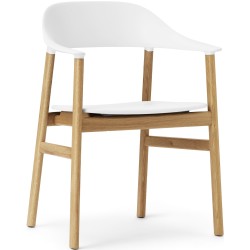 white / oak - Herit armchair - Normann Copenhagen