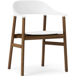 white / smoked oak - Herit armchair - Normann Copenhagen