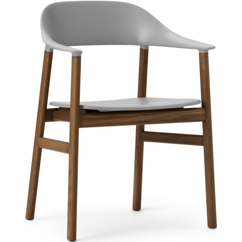 grey / smoked oak - Herit armchair - Normann Copenhagen