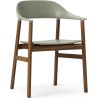 dusty green / smoked oak - Herit armchair - Normann Copenhagen