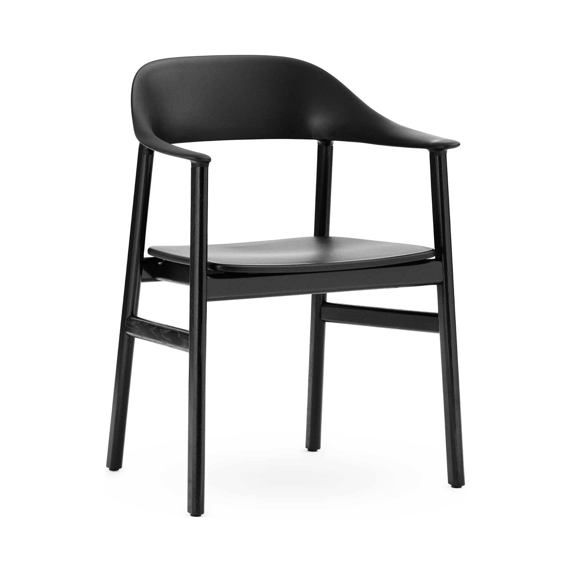 Black / Black - Herit armchair - Normann Copenhagen