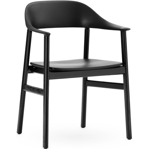 Black / Black - Herit armchair - Normann Copenhagen