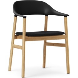 Synergy black / oak - Herit armchair - Normann Copenhagen