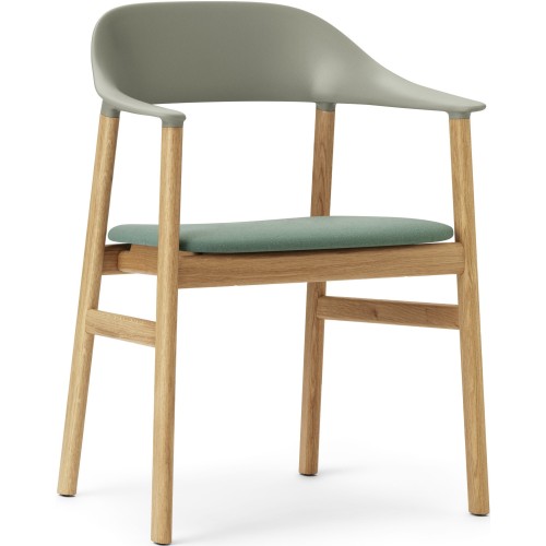 Synergy Dusty green / oak - Herit armchair - Normann Copenhagen