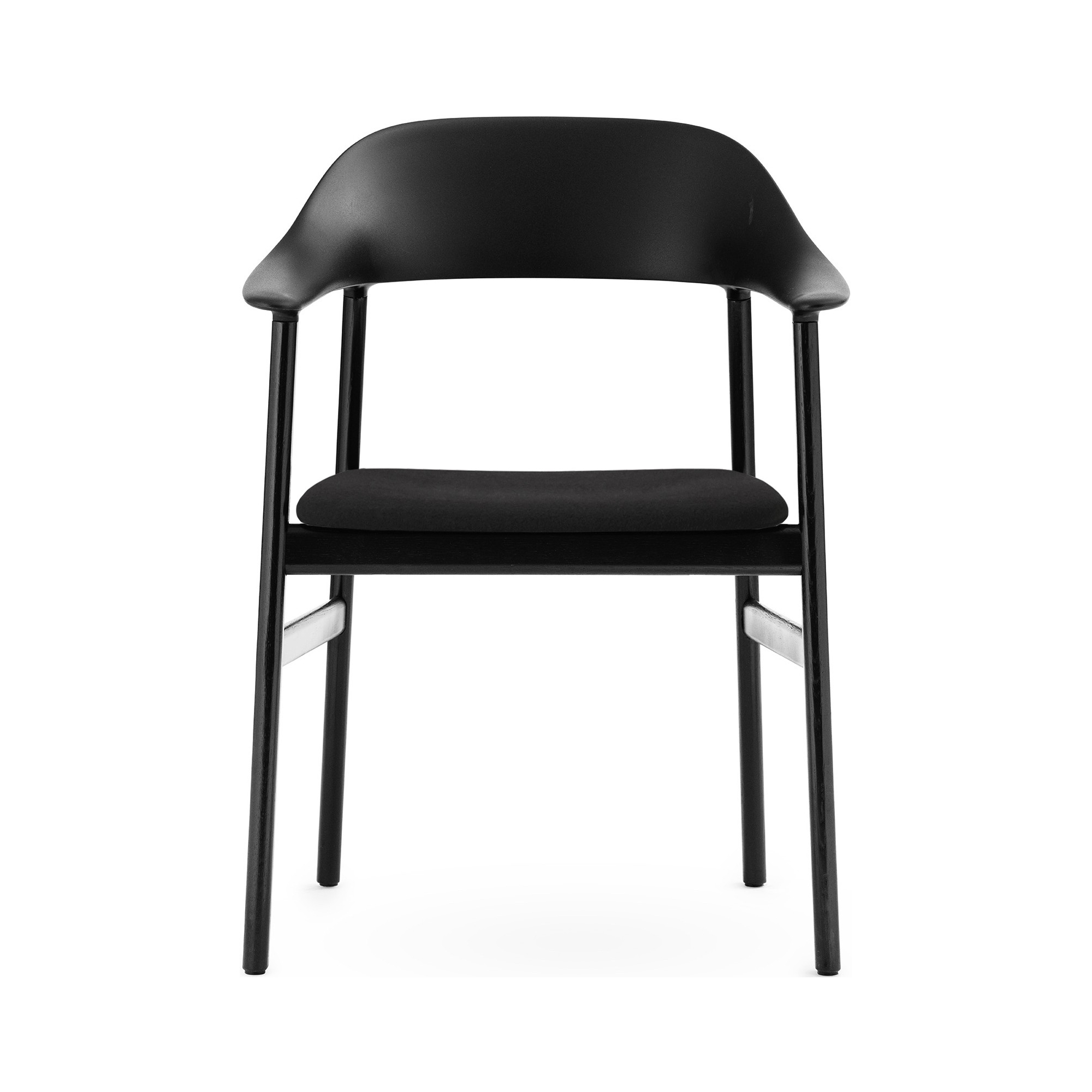 Synergy Black / Black - Herit armchair - Normann Copenhagen