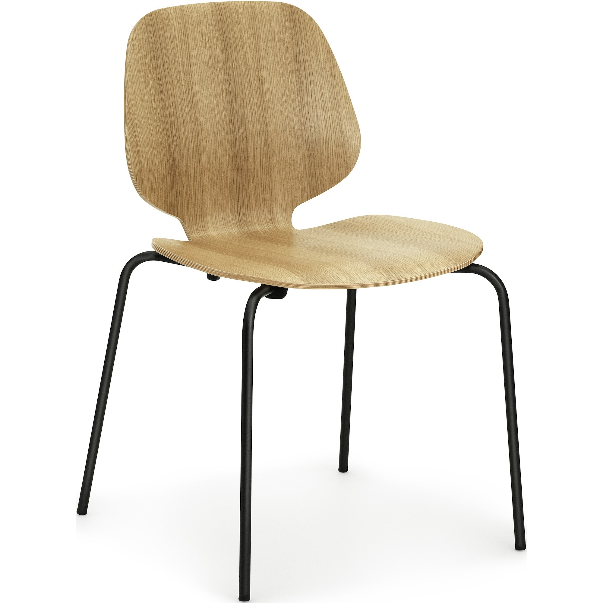 Chêne vernis / noir   – Chaise My chair - Normann Copenhagen