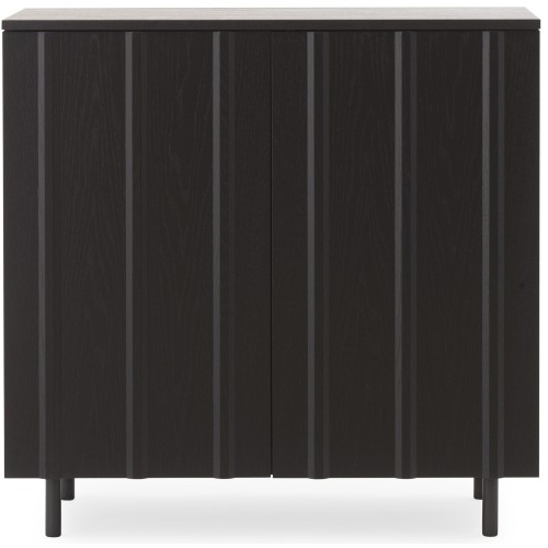 98,5 x 45 x H96,5 cm – Soft Black – buffet RIB - Normann Copenhagen