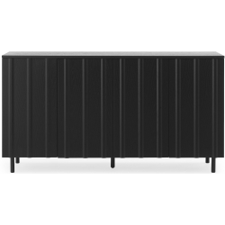 159 x 45 x H86,5 cm – Soft Black – buffet RIB - Normann Copenhagen