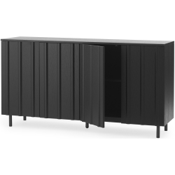 159 x 45 x H86,5 cm – Soft Black – buffet RIB - Normann Copenhagen