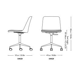 Chaise Rely HW29 - &Tradition