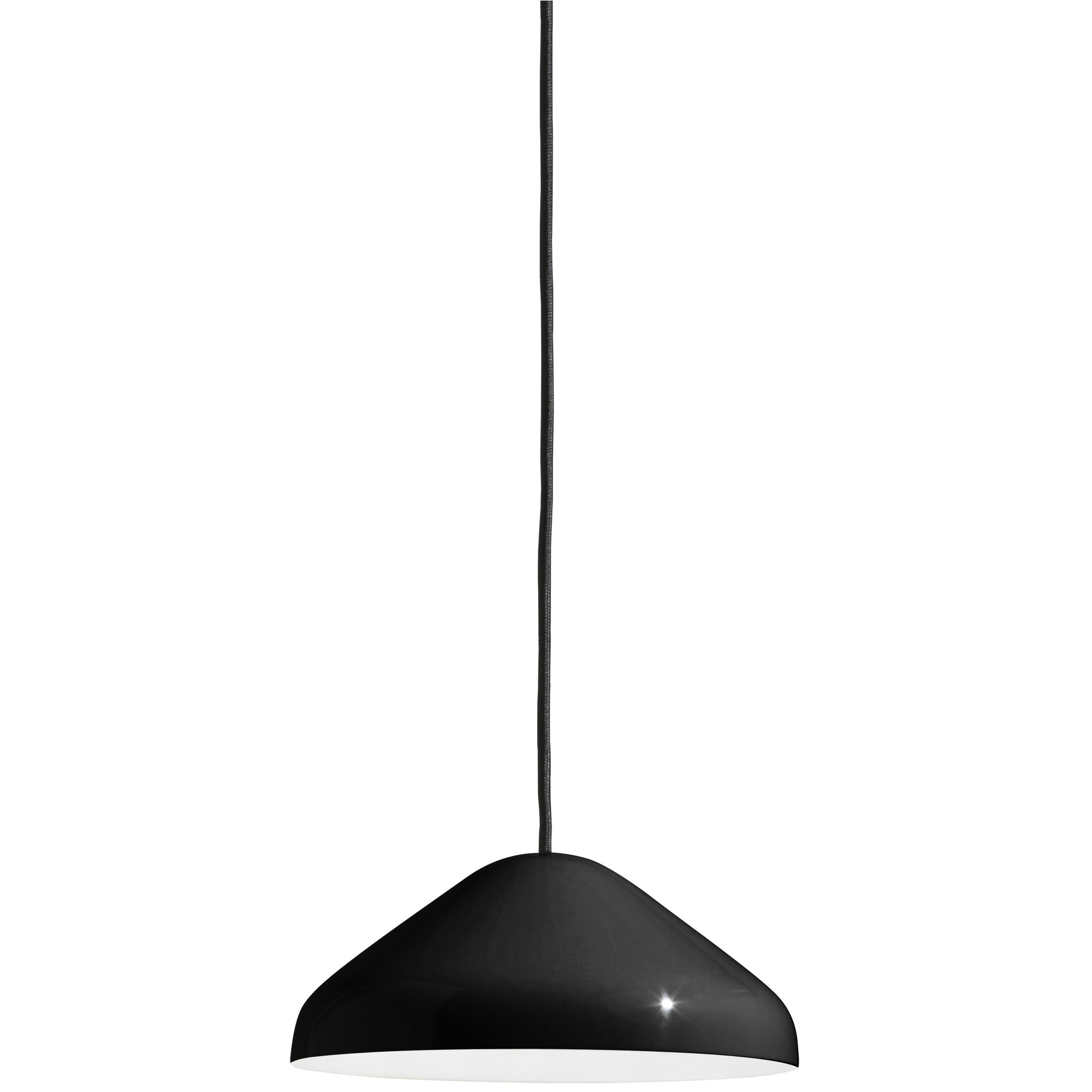 Pao Steel 230 pendant – Black – Ø23 X H10 cm - HAY