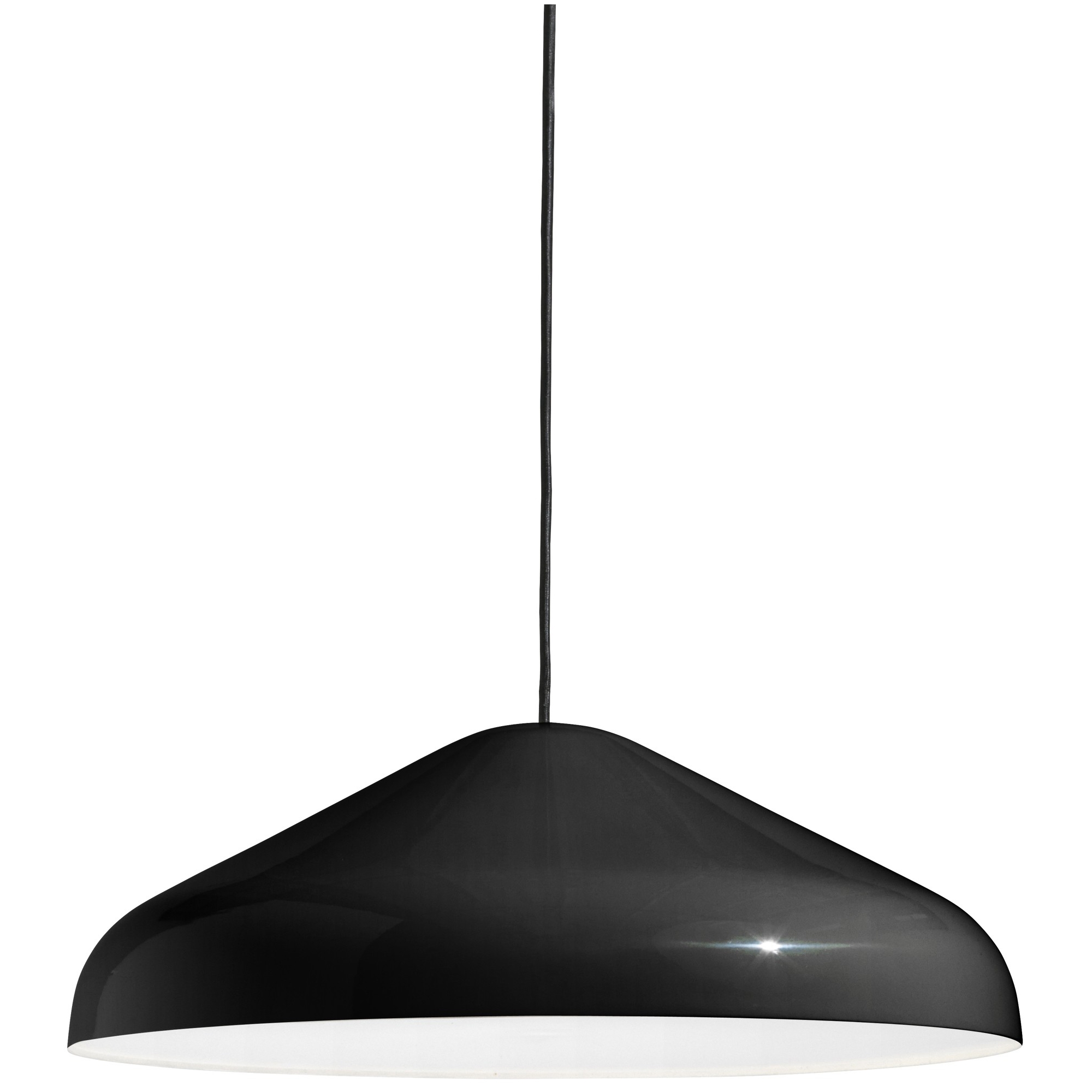 Pao Steel 470 pendant – Black – Ø47 X H16,5 - HAY