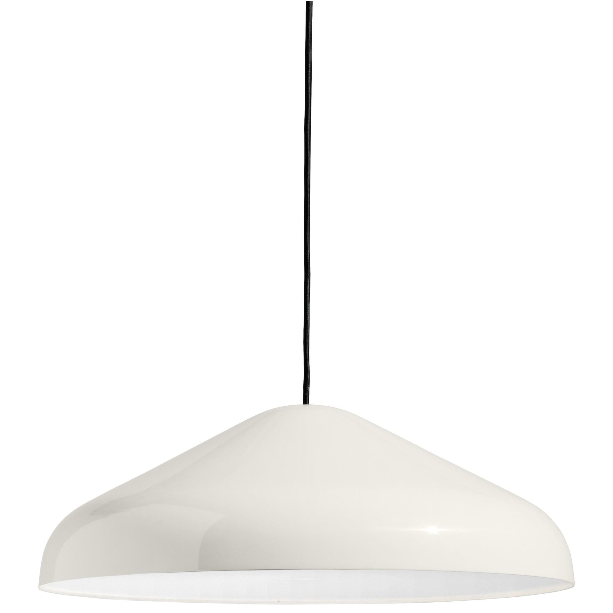 Suspension Pao Steel 470 – Blanc crème – Ø47 X H16,5 cm - HAY