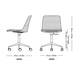 Rely Chair HW30 - &Tradition