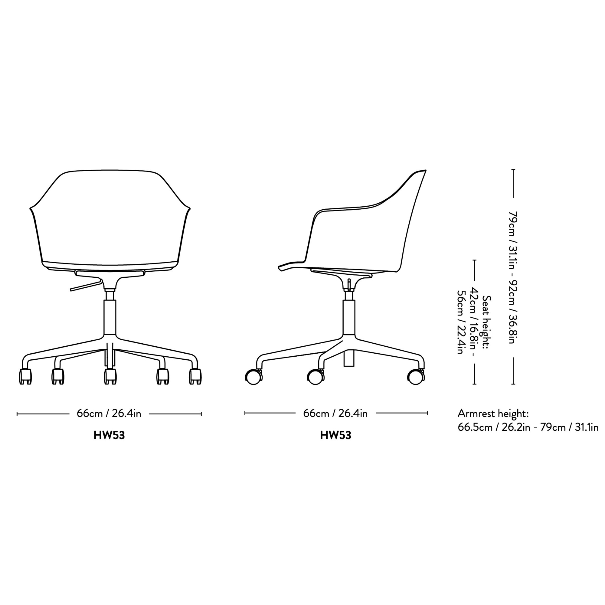 Rely Chair HW53 - &Tradition