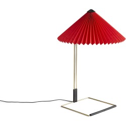 Lampe de table Matin – Ø38 x H52 cm – Rouge vif - HAY