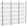 Pier System 103 –  PS White Shelves + Black Anodised Aluminium Profiles - HAY