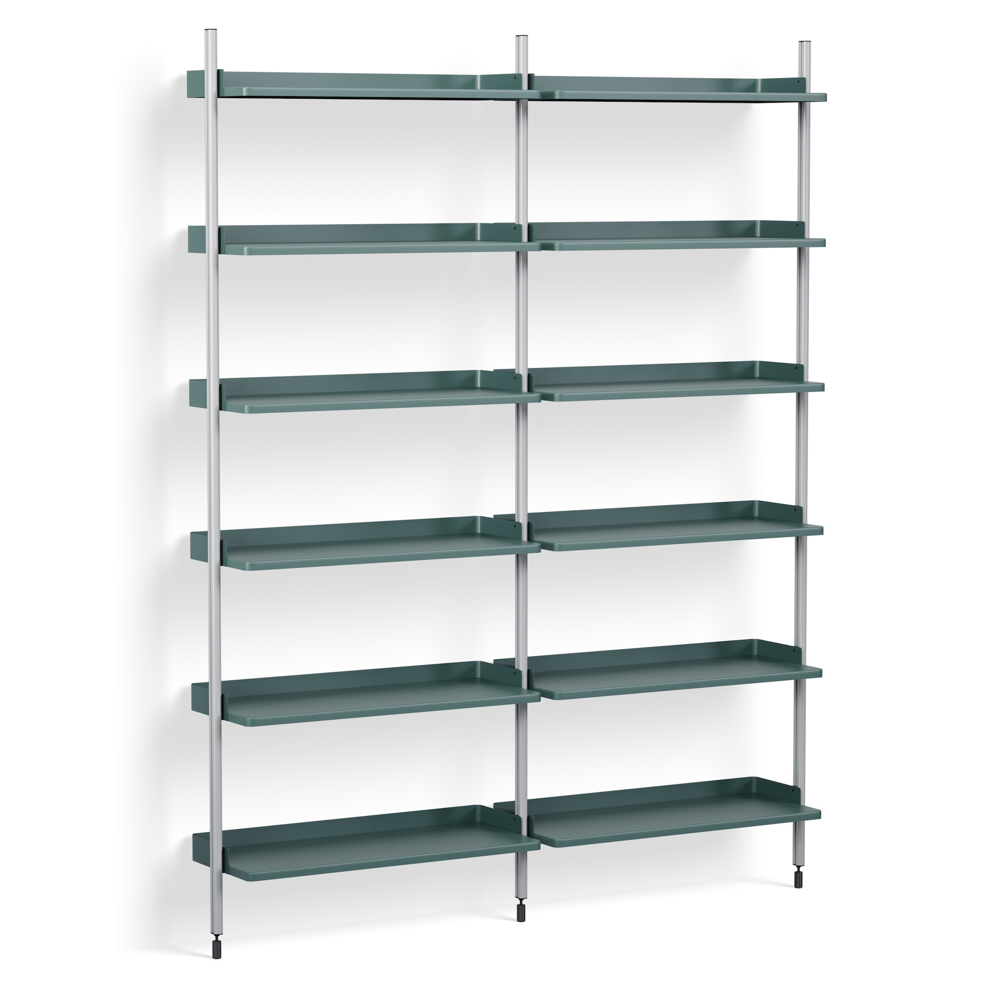 Pier System 102 – PS Blue Shelves + Anodised Aluminium Profiles - HAY