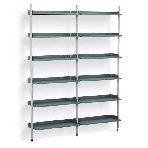 Pier System 102 – PS Blue Shelves + Anodised Aluminium Profiles - HAY