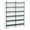 Pier System 102 – PS Blue Shelves + Black Anodised Aluminium Profiles - HAY