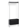 Pier System 1001 – PS Black Shelves + Anodised Aluminium Profiles - HAY