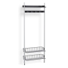 Pier System 1051 – PS Black Shelves + Chromed Wire Shelves + Anodised Aluminium Profiles - HAY