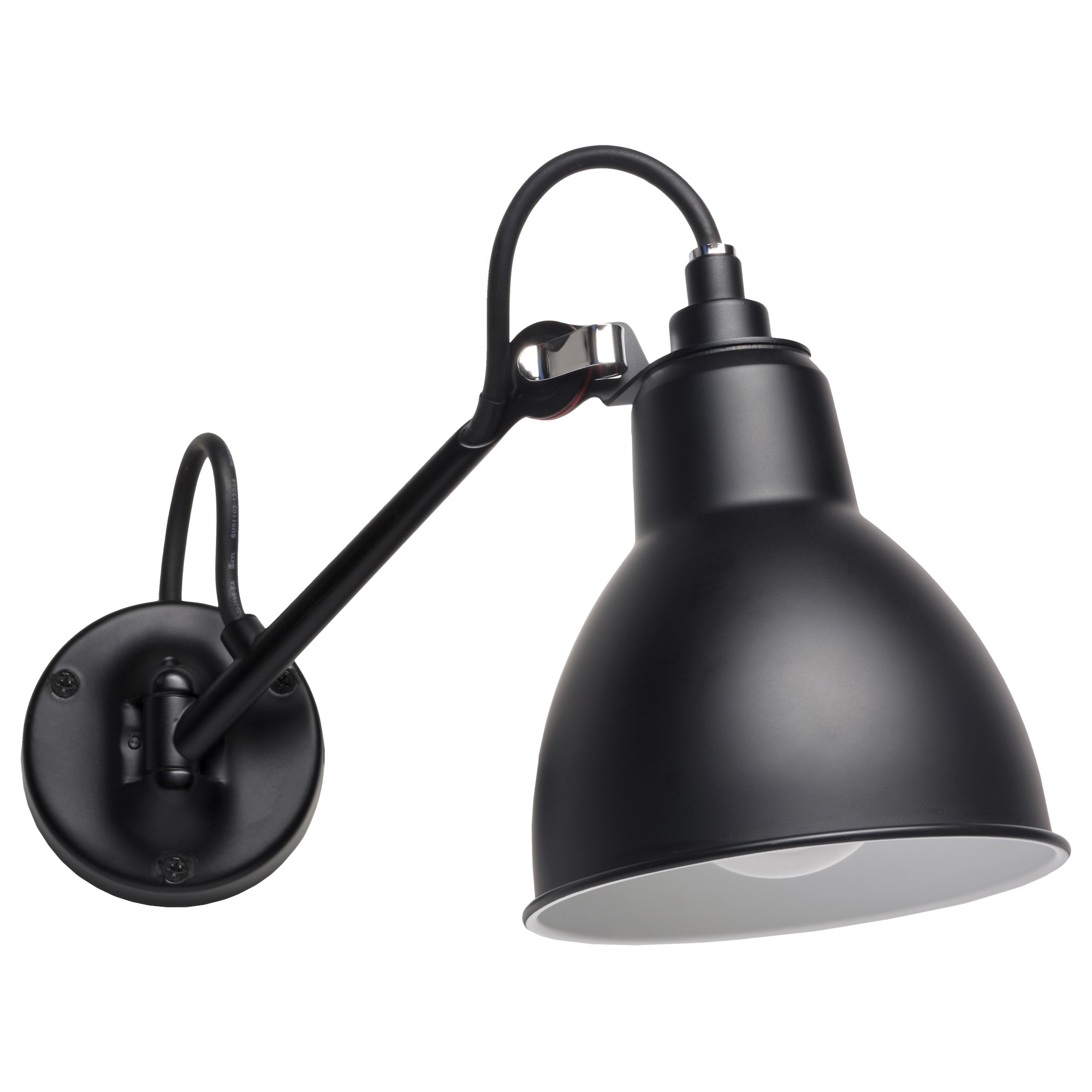 Black / Black – CL II – wall lamp Gras n°104 Bathroom - DCW éditions