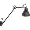 Black / Black, copper inside – wall lamp Gras n°122 - DCW éditions