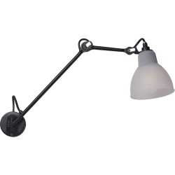 Black / Polycarbonate – CL I – wall lamp Gras n°122 - DCW éditions