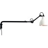 SOLD OUT - black / round white, copper inside - Gras 203 - wall lamp - DCW éditions