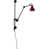 black / round red - Gras 210 - wall lamp - DCW éditions