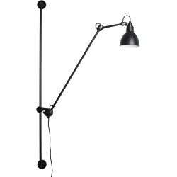 black / round black - Gras 214 - wall lamp - DCW éditions