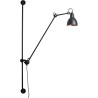 black / round black, copper inside - Gras 214 - wall lamp - DCW éditions