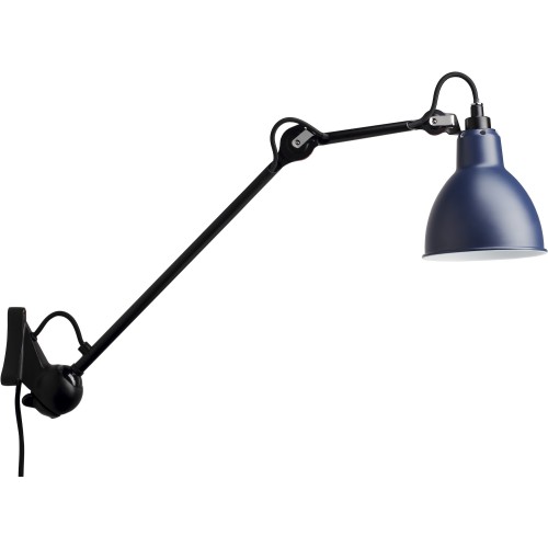 black / round blue - Gras 222 - wall lamp - DCW éditions