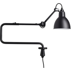 black / round black - Gras 303 - wall lamp - DCW éditions