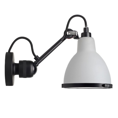 black / polycarbonate - Gras 304 bathroom - CL II - wall lamp - DCW éditions