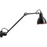 black / round black, copper inside - Gras 304 L 40 - wall lamp - DCW éditions