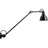 black / round black, copper inside - Gras 304 L 60 - wall lamp - DCW éditions