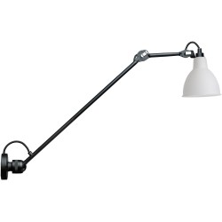 black / round polycarbonate - Gras 304 L 60 - wall lamp - DCW éditions