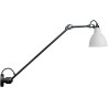 black / round opal glass - Gras 304 L 60 - wall lamp - DCW éditions