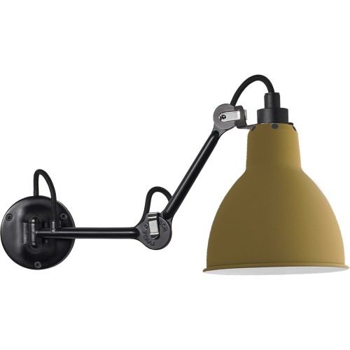 black / round yellow - Gras 204 - wall lamp - DCW éditions