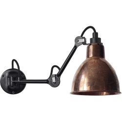 black / round raw copper - Gras 204 - wall lamp - DCW éditions