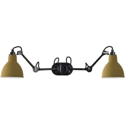 black / round yellow - Gras 204 double - wall lamp - DCW éditions